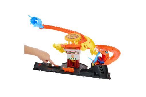 Mattel Hot Wheels City hladová kobra útočí na pizzerku - Image 9