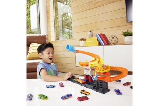 Mattel Hot Wheels City hladová kobra útočí na pizzerku - Image 2