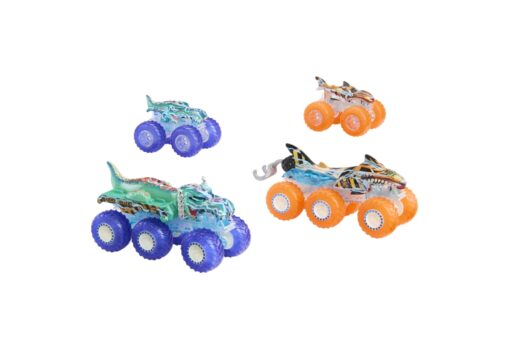 Mattel Hot Wheels Monster Trucks Power Smashers tahač a truck - Image 5