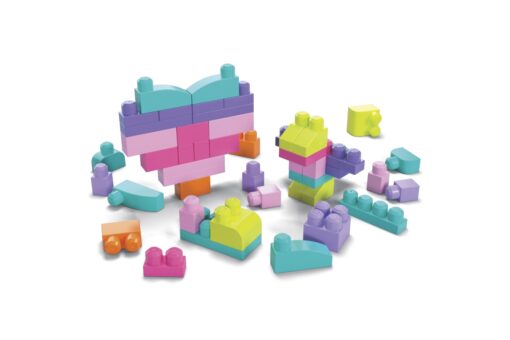 Mega bloks velký pytel kostek - růžový (80) - Image 3