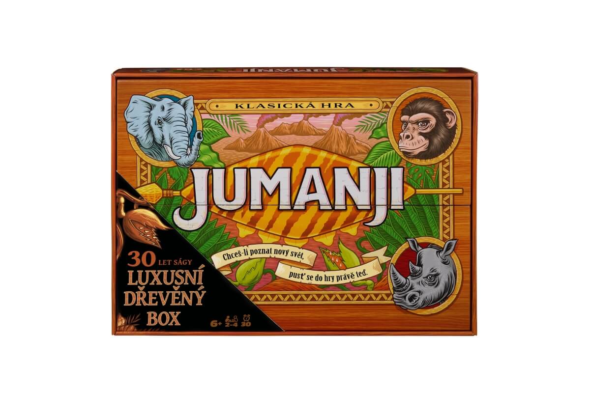 Spin Master Games Jumanji dřevěná edice CZ