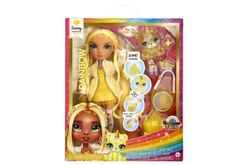 Rainbow High Fashion panenka se zvířátkem - Sunny Madison