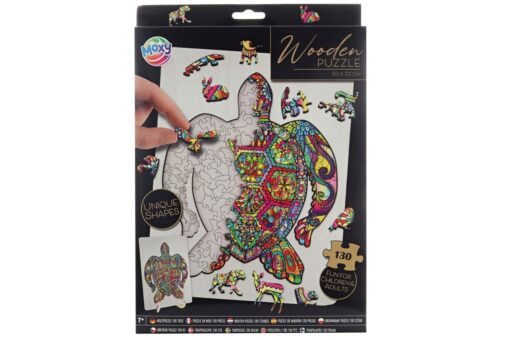 Dřevěné puzzle - želva