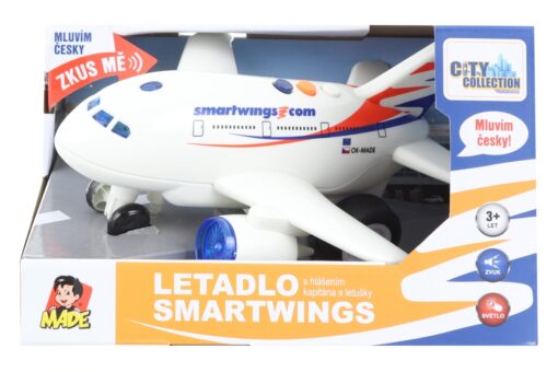 Letadlo Smartwings s hlášením kapitána a letušky