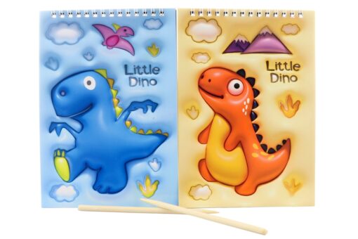 Vyškrabovací sešit dino