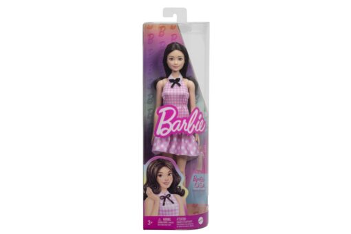 Mattel Barbie Modelka - kostičkované šaty