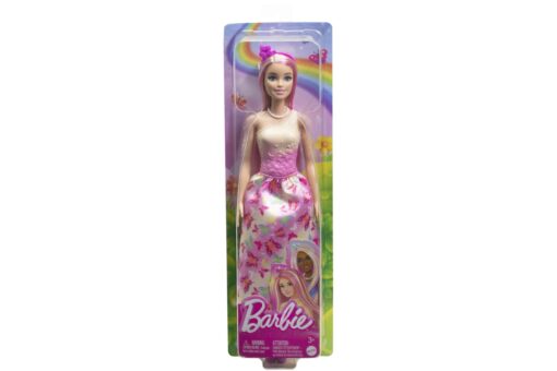 Barbie Pohádková princezna - růžová HRR08