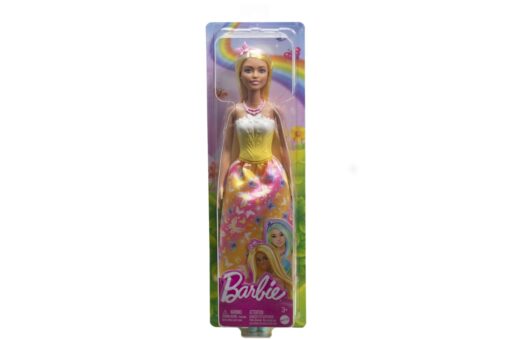 Barbie Pohádková princezna - Žlutá HRR09