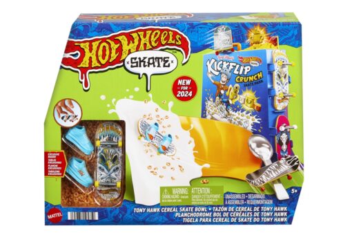 Mattel Hot Wheels Skates cereáliový fingerboard skatepark