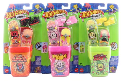 Hot Wheels skates 2ks fingerboard a boty v krabičce