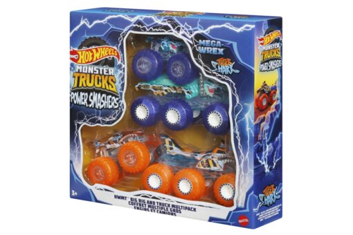 Mattel Hot Wheels Monster Trucks Power Smashers tahač a truck