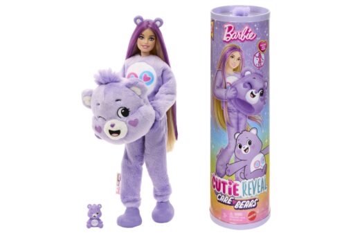 Barbie Cutie Reveal Barbie a starostliví medvídci - fialová