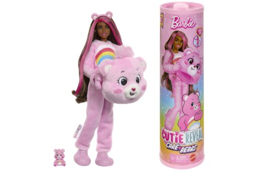 Barbie Cutie Reveal Barbie a starostliví medvídci - růžová