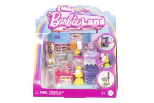 Barbie mini Barbieland herní set - supermarket