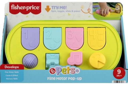 Fisher Price Vyskakovací hračka pro jemnou motoriku JDJ66