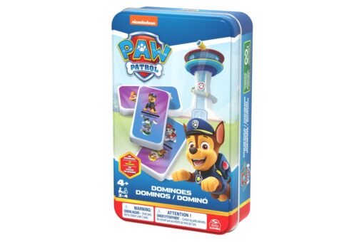 Spin Master Games Tlapková patrola Domino v plechové krabičce