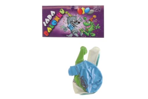 Balónky kulaté  ZOO barevný potisk 4 ks