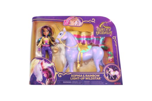 Unicorn Academy Světelný Jednorožec Wildstar s Panenkou Sophií 2