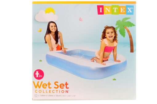 INTEX Bazén obdélník 166 x 100 x 28 cm 57403