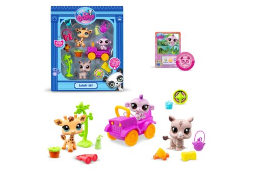 Littlest Pet Shop 3 figurky Safari