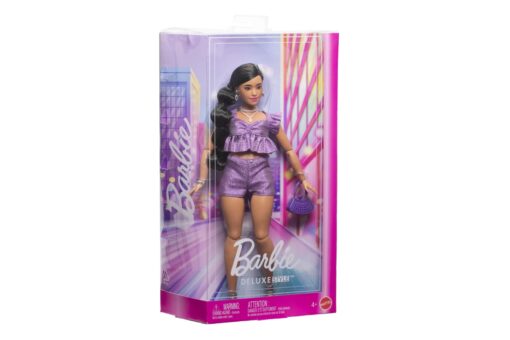 Barbie Deluxe modelka - Fialové šortky JFP43
