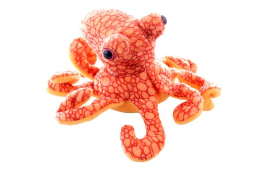 Plyš Chobotnice oranžová 17 cm