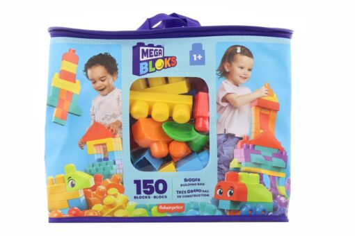 Mega Blocks Pořádně velký pytel kostek - modrý (150)