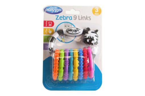 Playgro Zebra s kroužky