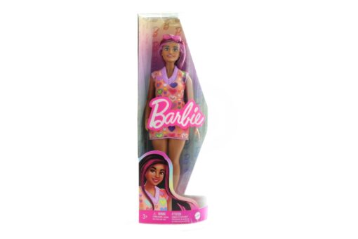 Mattel Barbie Modelka - šaty se sladkými srdíčky