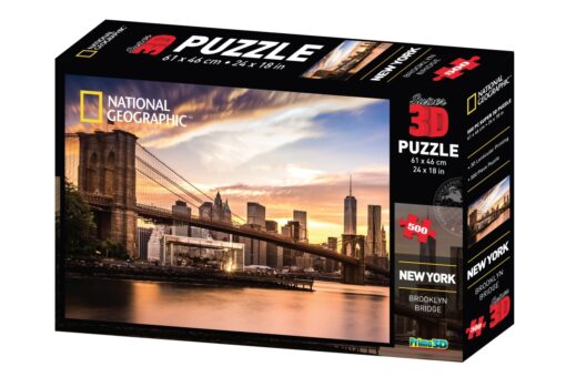 Puzzle 3D - Brooklynský most New York