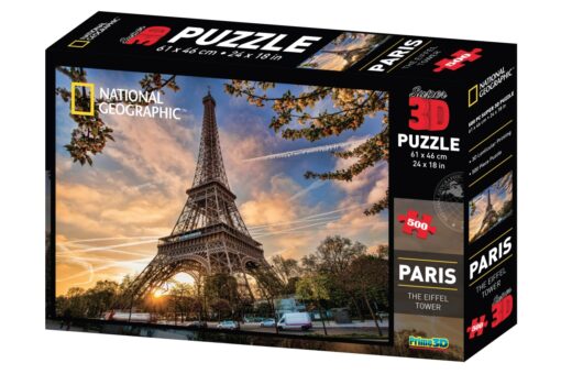 Puzzle 3D - Eifellova věž Paříž