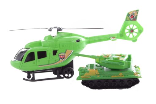 Helikoptéra s tankem v sáčku