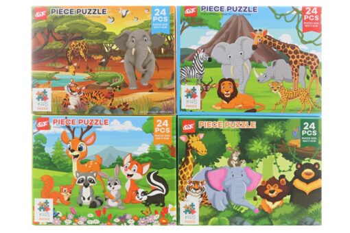 Puzzle 24 dílků zvířátka