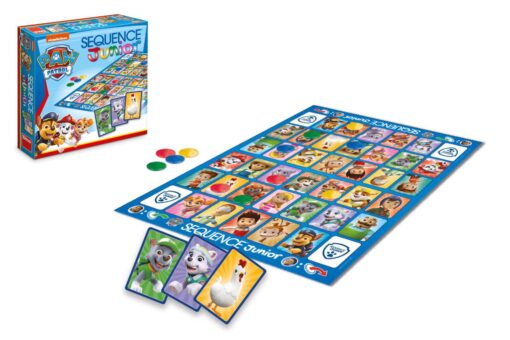 Sequence Junior Tlapková patrola/Paw patrol společenská hra v krabici 27x27x5,5cm