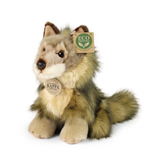 Plyšový vlk/kojot sedící 20 cm ECO-FRIENDLY