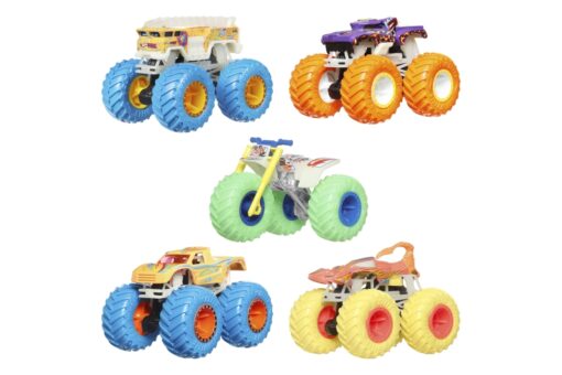 Hot Wheels Monster Trucks svítící ve tmě asst JFX08