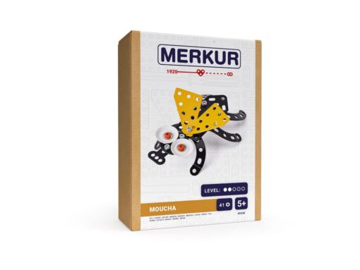 Stavebnice MERKUR Moucha 41ks v krabici 13x18x5cm