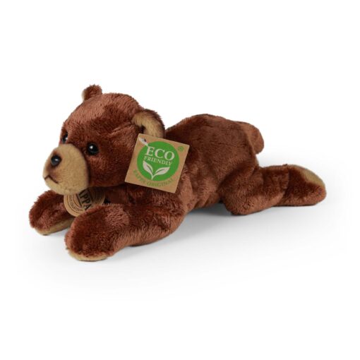 Plyšový medvěd hnědý ležící 18 cm ECO-FRIENDLY