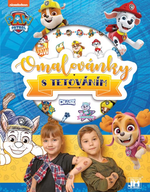 Omalovánka s tetováním Paw Patrol/Tlapková Patrola