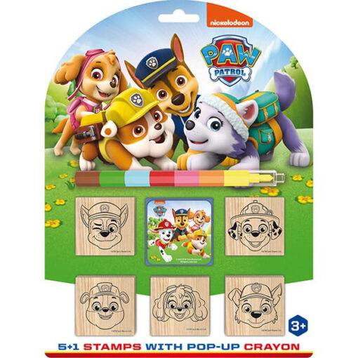 Razítka 5+1 s voskovkou Paw Patrol/Tlapková Patrola