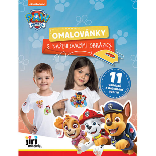 Omalovánka s nažehlovacími obrázky Paw Patrol/Tlapková Patrola