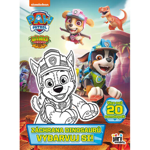 Vybarvuj si! Paw Patrol/Tlapková Patrola Záchrana dinosaurů