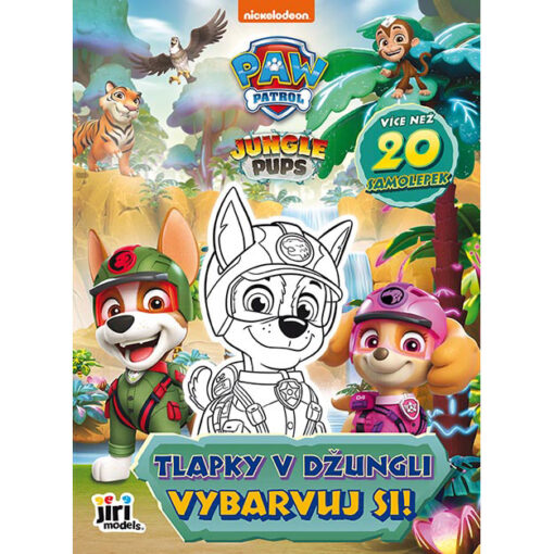 Vybarvuj si! Paw Patrol/Tlapková Patrola Tlapky v džungli
