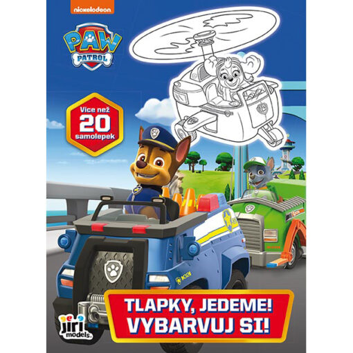 Vybarvuj si! Paw Patrol/Tlapková Patrola Tlapky - jedeme