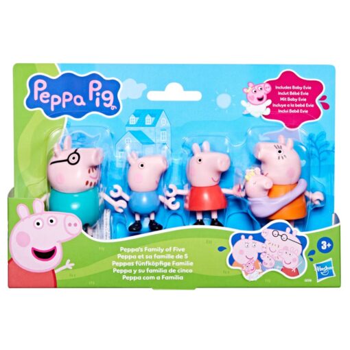 Prasátko Peppa Pig rodinka, 5 figurek
