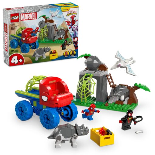 Spideyho tým a záchrana dinosaurů s truckem
