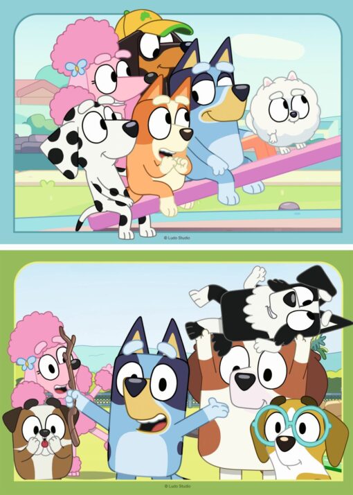 Bluey na hřišti 2x12 dílků