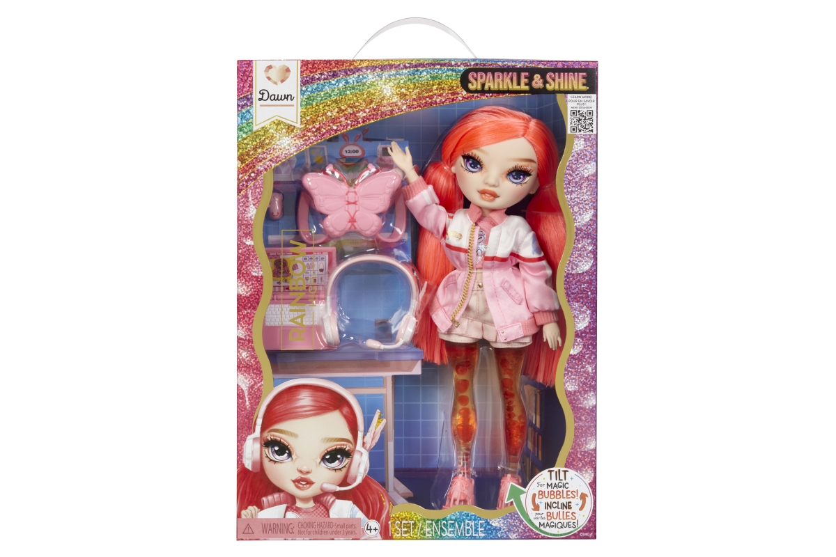 Rainbow High Sparkle & Shine Fashion panenka - Coral